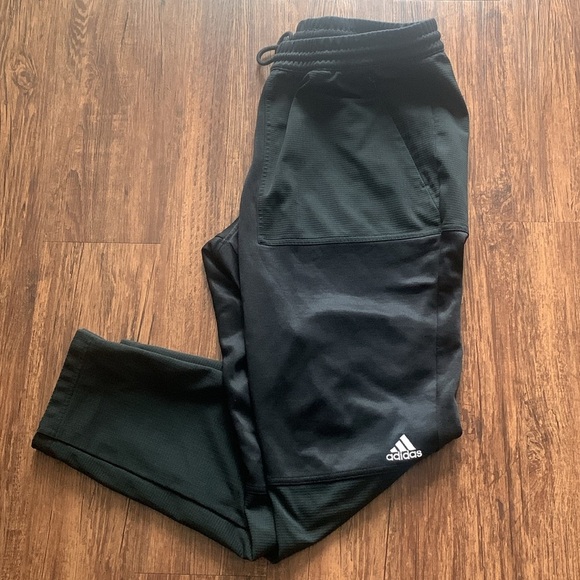 Men’s Adidas Track Joggers Pant Black Size XL - Picture 1 of 10